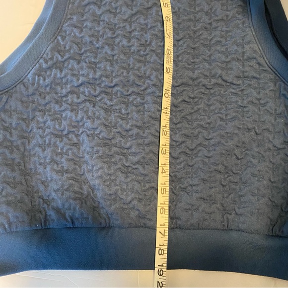 JoyLab sleeveless quilted pullover blue tank top L - Picture 10 of 10